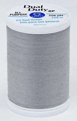 Coats & Clark Dual Duty XP 250yds 3/box, Nugrey