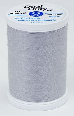 Coats & Clark Dual Duty XP 250yds 3/box, Dark Silver