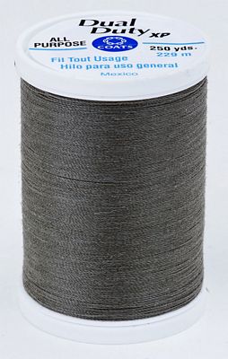 Coats & Clark Dual Duty XP 250yds 3/box, Smoke