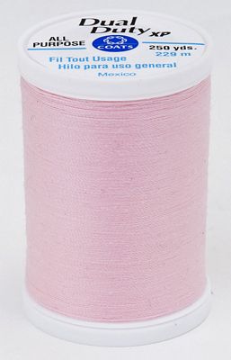 Coats & Clark Dual Duty XP 250yds 3/box, Pink Dual