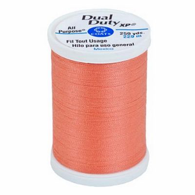 Coats & Clark Dual Duty XP 250yds 3/box, Orange Coral