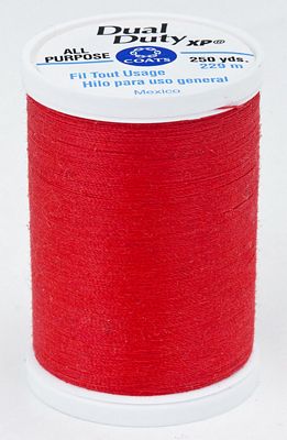 Coats & Clark Dual Duty XP 250yds 3/box, Chili Pepper