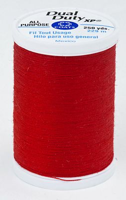 Coats & Clark Dual Duty XP 250yds 3/box, Hero Red