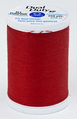 Coats & Clark Dual Duty XP 250yds 3/box, Red