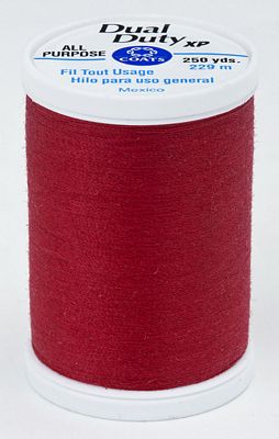 Coats & Clark Dual Duty XP 250yds 3/box, Scarlet