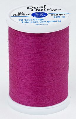 Coats & Clark Dual Duty XP 250yds 3/box, Red Rose