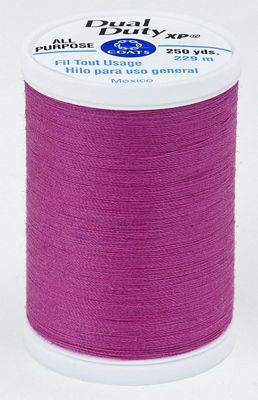Coats & Clark Dual Duty XP 250yds 3/box, Magenta