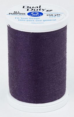 Coats & Clark Dual Duty XP 250yds 3/box, Royal Plum