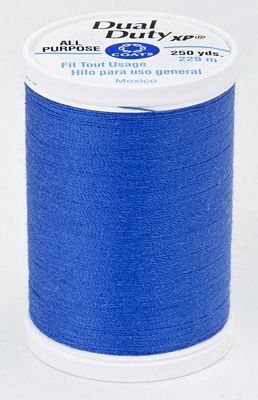 Coats & Clark Dual Duty XP 250yds 3/box, Crayon Blue