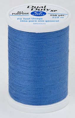 Coats & Clark Dual Duty XP 250yds 3/box, Blue Jay