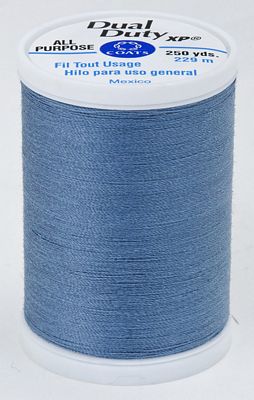 Coats & Clark Dual Duty XP 250yds 3/box, Azure Blue