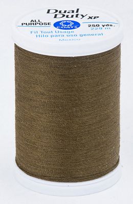 Coats & Clark Dual Duty XP 250yds 3/box, Army Drab