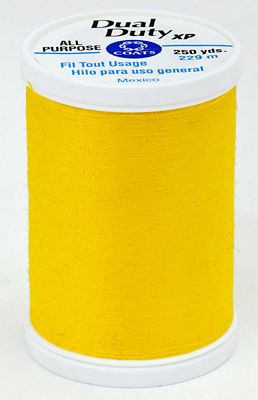 Coats & Clark Dual Duty XP 250yds 3/box, Rubber Duck