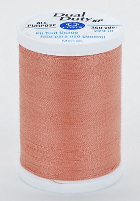 Coats & Clark Dual Duty XP 250yds 3/box, Creamsicle