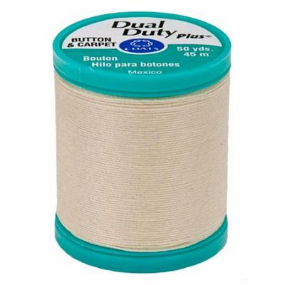 Coats & Clark Dual Duty Plus 50yds 3/box, Cream