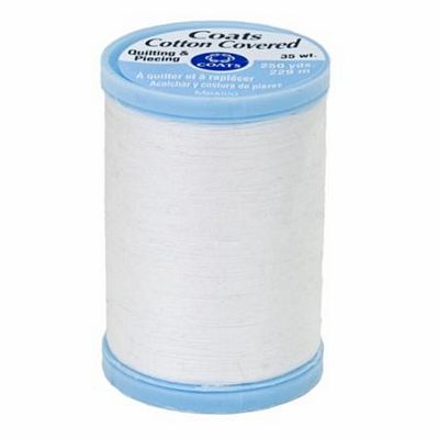 Coats Cotton Covered Thread 250yds, White