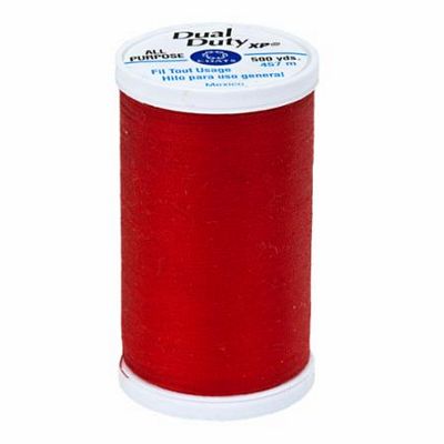Coats & Clark Dual Duty XP 500yds 3/box, Red