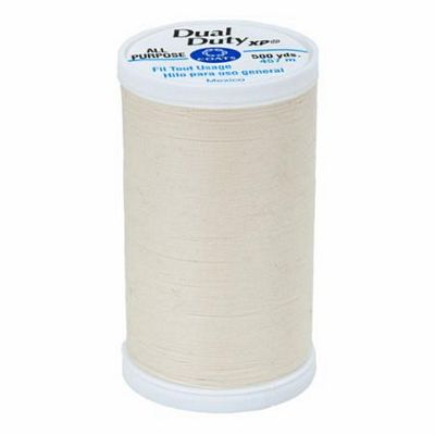 Coats & Clark Dual Duty XP 500yds 3/box, Cream