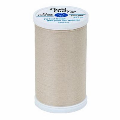 Coats & Clark Dual Duty XP 500yds 3/box, Ecru