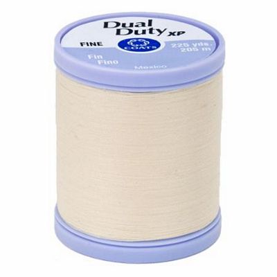 Coats & Clark Dual Duty XP Fine 225yds 3/box, Cream