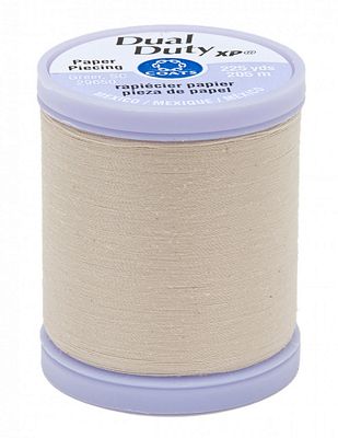 Coats & Clark Dual Duty XP Paper Piecing 225yds, Ecru