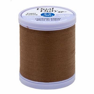 Coats & Clark Dual Duty XP Paper Piecing 225yds, Summer Brown,