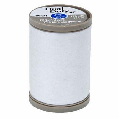 Coats & Clark Dual Duty XP Heavy 125yds 3/box, White