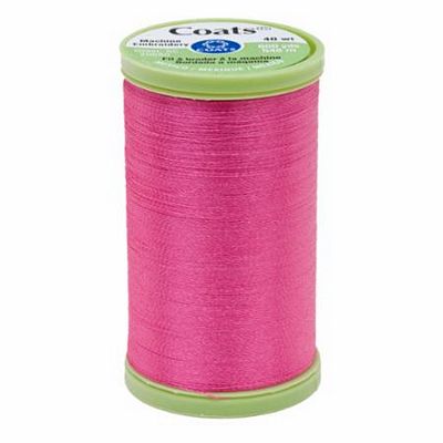 Coats Machine Embroidery 600yd, Red Rose