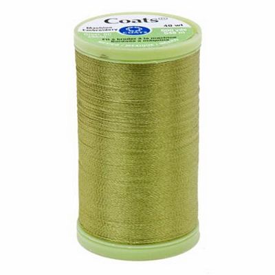 Coats Machine Embroidery 600yd, Okra