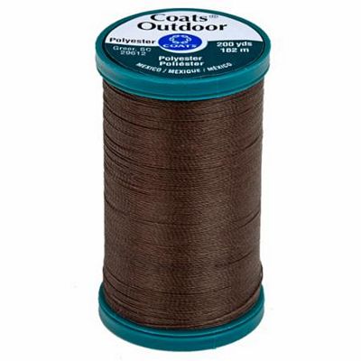 Coats Outdoor Living Thread 200yds, Dark Brown