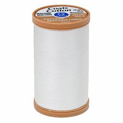 Coats Quilting 350yds 3/box, Winter White