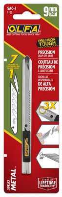 Olfa 9mm SAC-1 Stainless Steel Graphics Knife