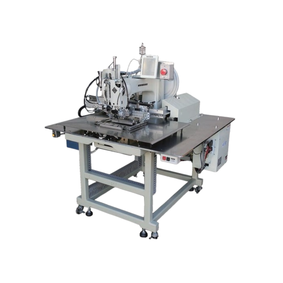 Seiko SAM-23 Automated - Single Needle, Long Arm, Super Heavy Duty, Large Oscillating Shuttle Hook, Programmable Electronic Pattern Sewing Machine