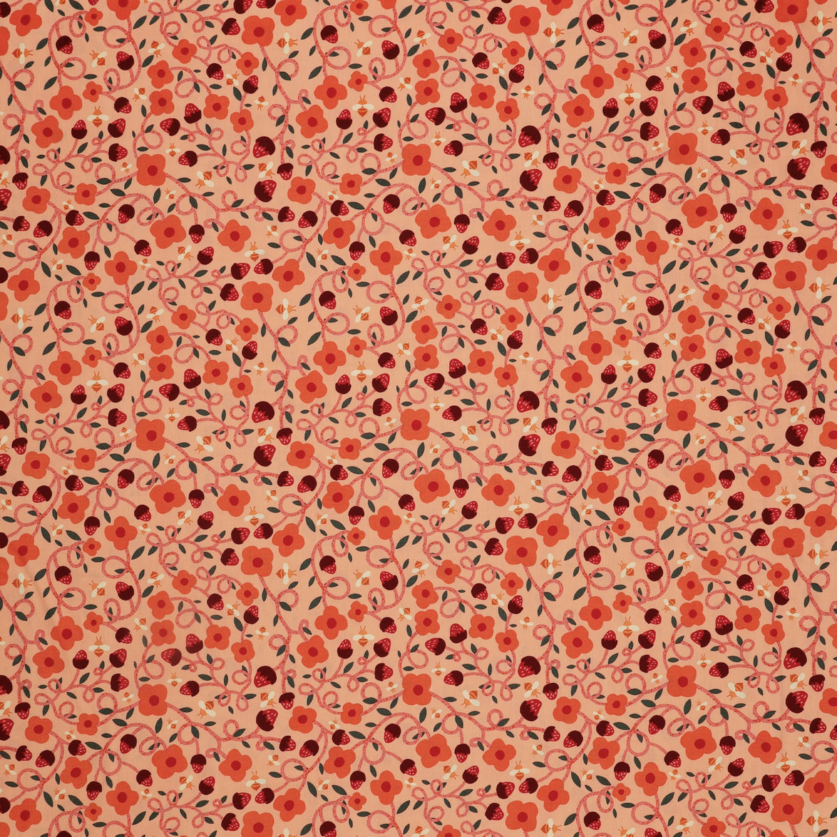 Summer Homestead Fabric Collection - Vibrant Vines