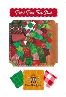 Sugar Bee Quilts Petal Pop Tree Skirt