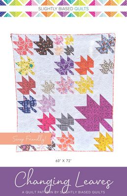 Slighty  Biased Quilts Changing Leaves Pattern