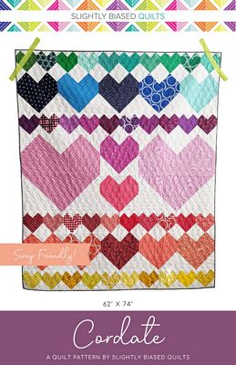 Slighty  Biased Quilts Cordate Quilt Pattern