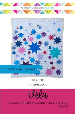 Slighty  Biased Quilts Vela QueenPattern