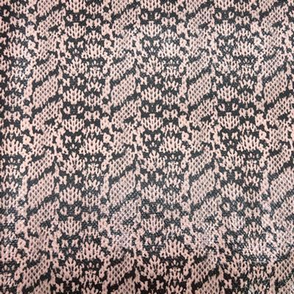 Simply Classic Faux Abstract Geometric - Mauve/Black 18 in x54 in