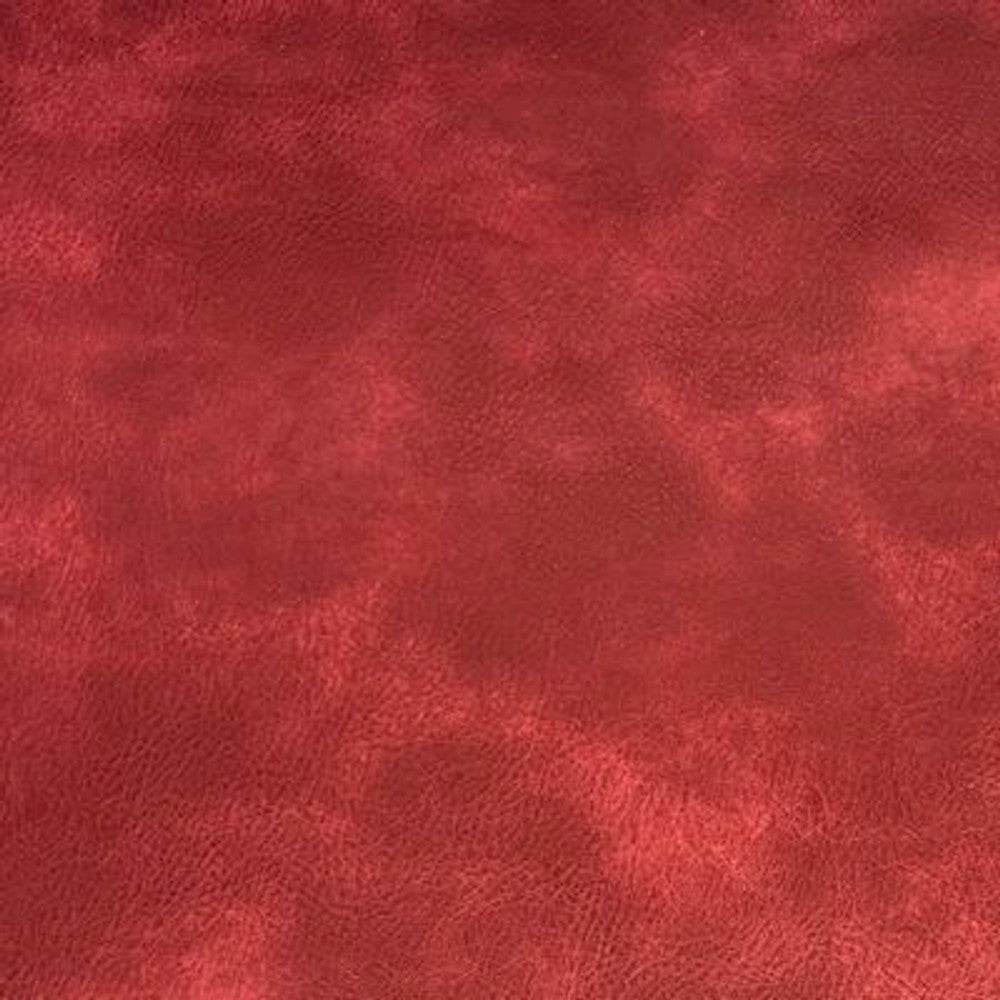 Simply Classic Faux Aged Leather-Red 18 in x 54 in