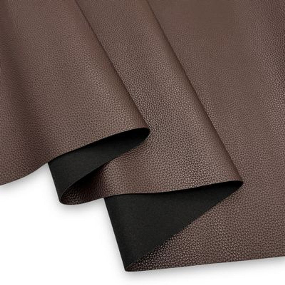 Simply Classic Faux Leather - Textured Dark Brown 18 in x 54 in
