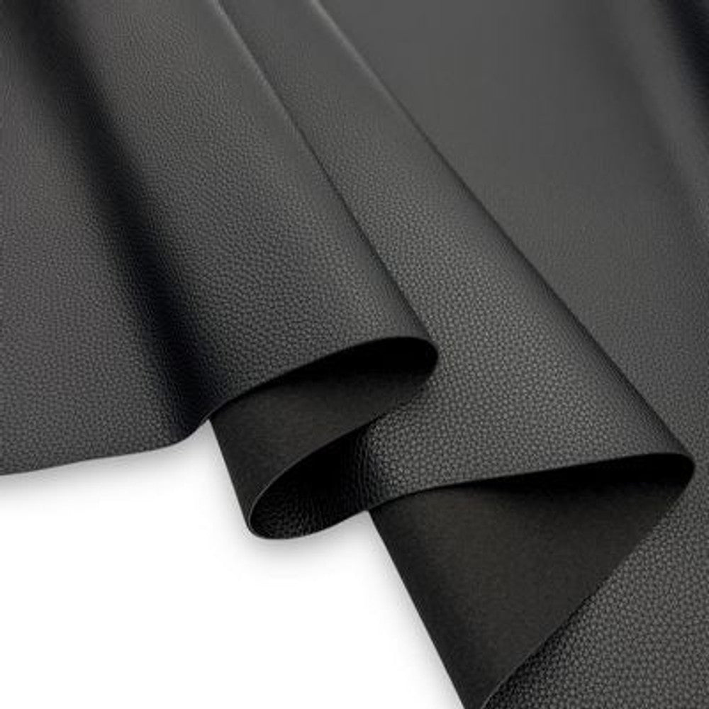 Simply Classic Faux Leather - Textured Black 18 in x 54 in