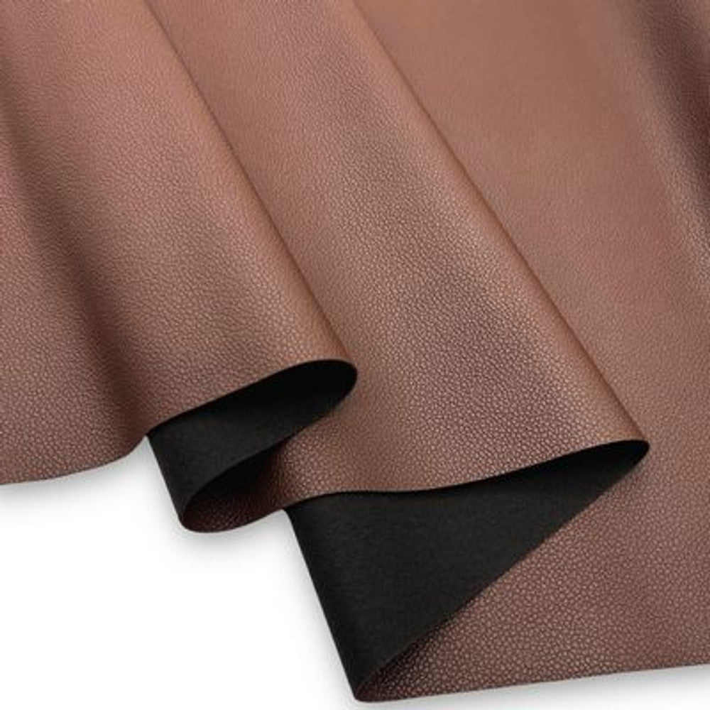 Simply Classic Faux Leather - Textured Chocolate Brown 18 in x 54
