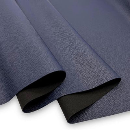 Simply Classic Faux Leather - Textured Navy 18 in x 54 in