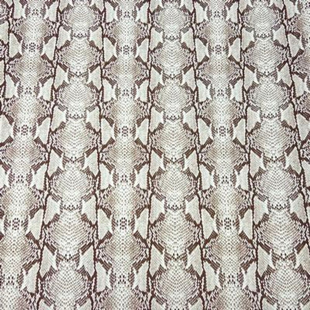 Simply Classic Faux Geometric Snake - Brown/White 18 in x 54 in