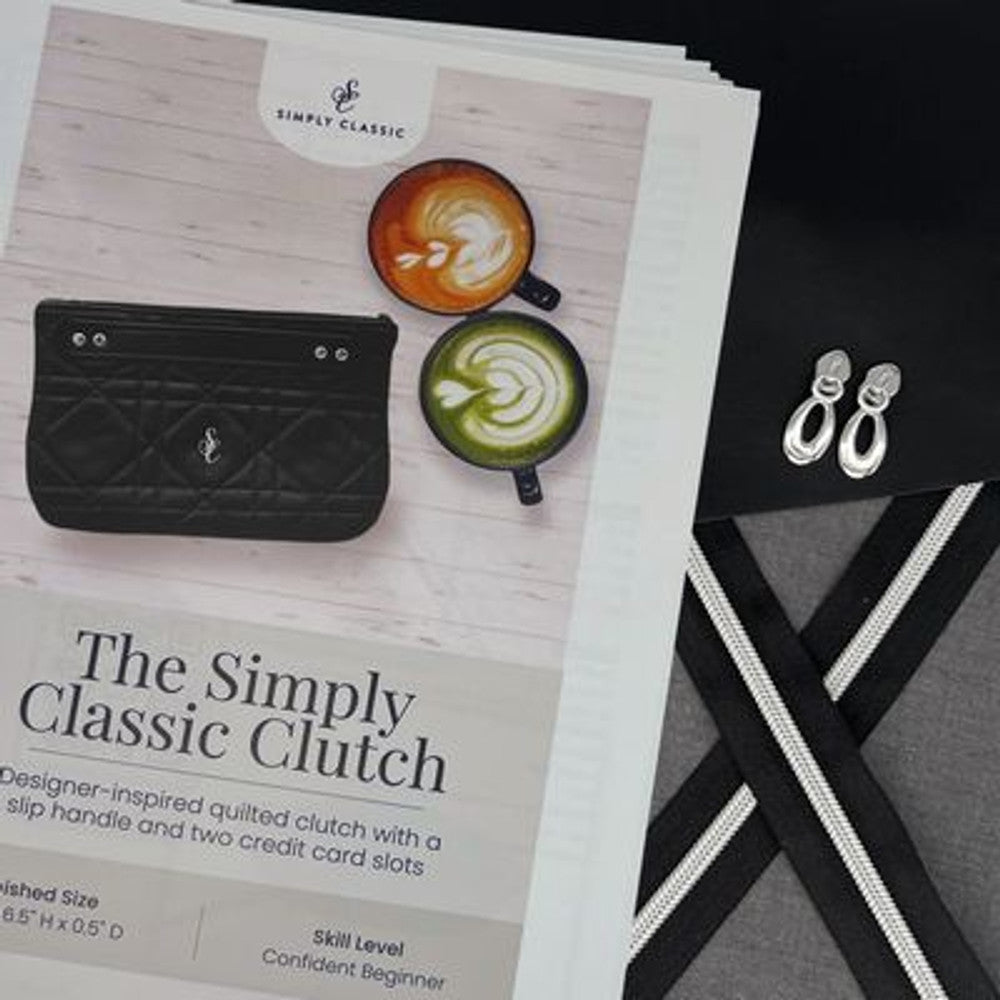 The Simply Classic Clutch Maker''s Kit - Black
