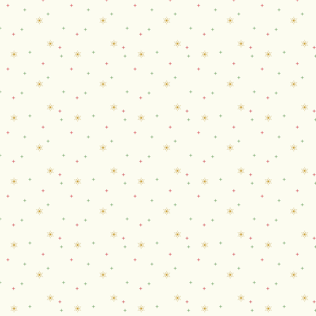 Sparkler Fabric Collection - Snowflake Cotton Sparkle