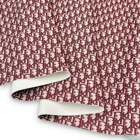 Simply Classic Diagonal D Motif - Cream/Burgundy 18 in x 54 in