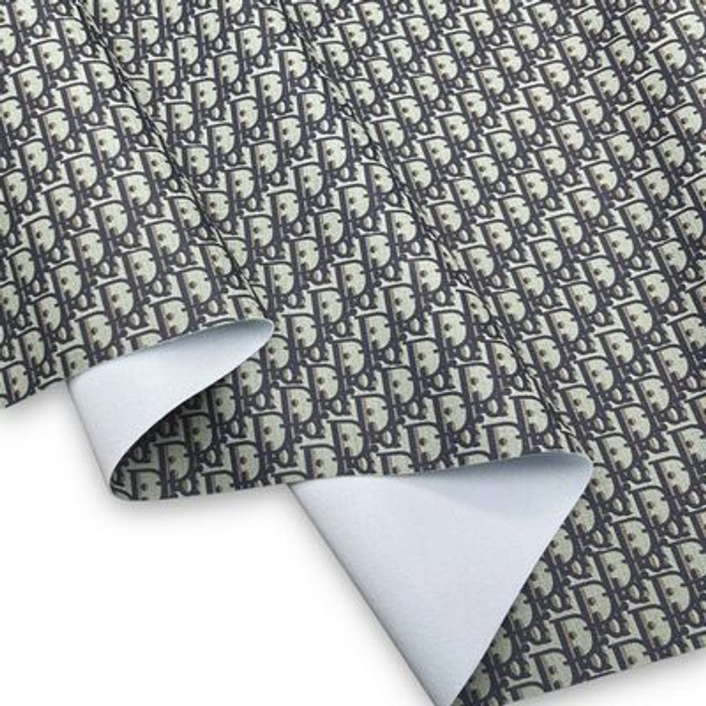 Simply Classic Diagonal D Motif - Dusty Sage/Black 18 in x 54 in