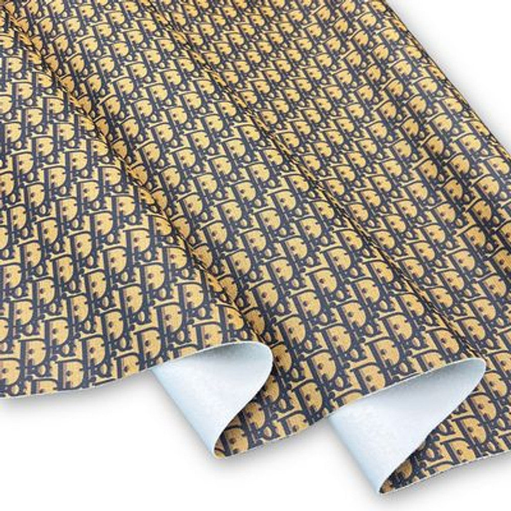 Simply Classic Diagonal D Motif - Golden Oak/Black 18 in x 54 in
